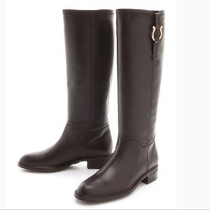 Salvatore Ferragamo Fersea Gancini Riding Boots